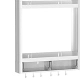 Maxbell Bathroom Shelf Organizer Shower Rack No Drilling Shelving Storage Rack Decor A