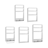 Maxbell Bathroom Shelf Organizer Shower Rack No Drilling Shelving Storage Rack Decor A