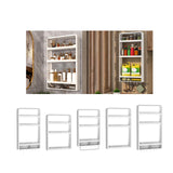 Maxbell Bathroom Shelf Organizer Shower Rack No Drilling Shelving Storage Rack Decor A