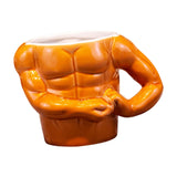 Maxbell Ceramic Coffee Mug Muscle Bust Muscle Bust for Father's Day Kitchen Only Mug