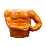 Maxbell Ceramic Coffee Mug Muscle Bust Muscle Bust for Father's Day Kitchen Only Mug