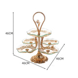 Maxbell Multi Tier Display Serving Platter Tree Stand Thicker for Birthday Wedding