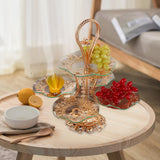 Maxbell Multi Tier Display Serving Platter Tree Stand Thicker for Birthday Wedding