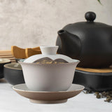 Maxbell Kungfu Gaiwan Ceramic Tea Cup Cover Bowl Tea Mug Teacups Traditional Tea Cup White