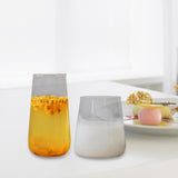 Maxbell Clear Glass Cup Coffee Cup Reusable Simple for Housewarming Parties Kitchen high 500ml