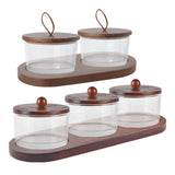 Maxbell Divided Dishes Dip Trays for Parties Housewarming Gift for Side Dishes Sala style A