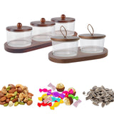 Maxbell Divided Dishes Dip Trays for Parties Housewarming Gift for Side Dishes Sala style A