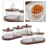 Maxbell Divided Dishes Dip Trays for Parties Housewarming Gift for Side Dishes Sala style A