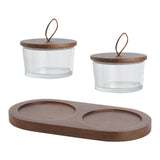 Maxbell Divided Dishes Dip Trays for Parties Housewarming Gift for Side Dishes Sala style A