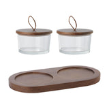 Maxbell Divided Dishes Dip Trays for Parties Housewarming Gift for Side Dishes Sala style A