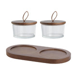 Maxbell Divided Dishes Dip Trays for Parties Housewarming Gift for Side Dishes Sala style A