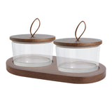 Maxbell Divided Dishes Dip Trays for Parties Housewarming Gift for Side Dishes Sala style A