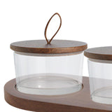 Maxbell Divided Dishes Dip Trays for Parties Housewarming Gift for Side Dishes Sala style A