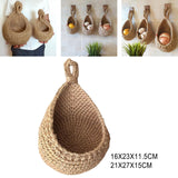 Maxbell Hanging Woven Baskests Home Decor Flowers Planters for Kitchen Bar Home 16cmx23cmx11.5cm