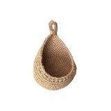 Maxbell Hanging Woven Baskests Home Decor Flowers Planters for Kitchen Bar Home 16cmx23cmx11.5cm