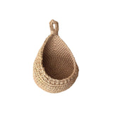 Maxbell Hanging Woven Baskests Home Decor Flowers Planters for Kitchen Bar Home 16cmx23cmx11.5cm