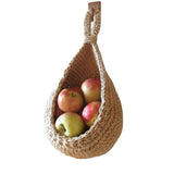 Maxbell Hanging Woven Baskests Home Decor Flowers Planters for Kitchen Bar Home 16cmx23cmx11.5cm