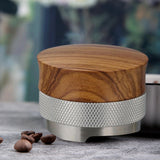 Maxbell 58mm Coffee Tamper Adjustable Height 58mm Coffee Distributor for Kitchen Bar Rosewood