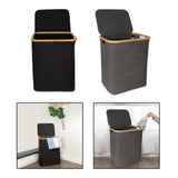 Maxbell Laundry Hamper with Easy Carry Handles Large Laundry Basket for Laundry Room Black