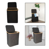 Maxbell Laundry Hamper with Easy Carry Handles Large Laundry Basket for Laundry Room Black