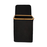 Maxbell Laundry Hamper with Easy Carry Handles Large Laundry Basket for Laundry Room Black
