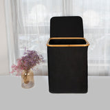 Maxbell Laundry Hamper with Easy Carry Handles Large Laundry Basket for Laundry Room Black