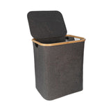 Maxbell Laundry Hamper with Easy Carry Handles Large Laundry Basket for Laundry Room Gray