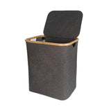 Maxbell Laundry Hamper with Easy Carry Handles Large Laundry Basket for Laundry Room Gray