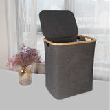 Maxbell Laundry Hamper with Easy Carry Handles Large Laundry Basket for Laundry Room Gray