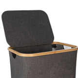 Maxbell Laundry Hamper with Easy Carry Handles Large Laundry Basket for Laundry Room Gray