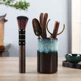 Maxbell Tea Ceremony Six Gentlemen Set Traditional Kung Fu Tea Set for Preparing Tea Style D