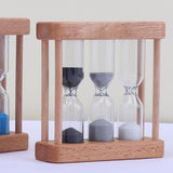 Maxbell Wooden Sand Timer Sand Clock Timer Sand Timer Hourglass for Outdoor Activity