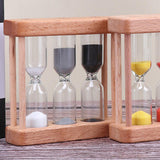 Maxbell Wooden Sand Timer Sand Clock Timer Sand Timer Hourglass for Outdoor Activity