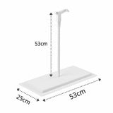 Maxbell Squat Toilet Deodorant Board Toilet Potty Squatting Cover Lid for Restaurant White