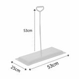 Maxbell Squat Toilet Deodorant Board Toilet Potty Squatting Cover Lid for Restaurant White