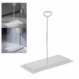 Maxbell Squat Toilet Deodorant Board Toilet Potty Squatting Cover Lid for Restaurant White