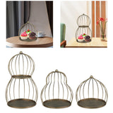 Maxbell Cake Stand Display Holder Iron Snack Cake Stand for Party Brithday Ornaments L