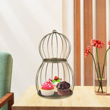 Maxbell Cake Stand Display Holder Iron Snack Cake Stand for Party Brithday Ornaments L