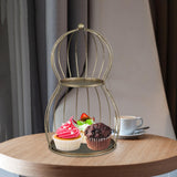 Maxbell Cake Stand Display Holder Iron Snack Cake Stand for Party Brithday Ornaments L