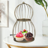 Maxbell Cake Stand Display Holder Iron Snack Cake Stand for Party Brithday Ornaments L