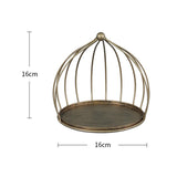 Maxbell Cake Stand Display Holder Iron Snack Cake Stand for Party Brithday Ornaments S