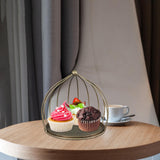 Maxbell Cake Stand Display Holder Iron Snack Cake Stand for Party Brithday Ornaments S