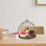 Maxbell Cake Stand Display Holder Iron Snack Cake Stand for Party Brithday Ornaments S