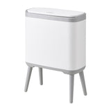 Maxbell 12L Trash Can with Lid Modern Nordic Waste Basket for Bedroom Kitchen