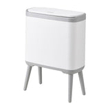 Maxbell 12L Trash Can with Lid Modern Nordic Waste Basket for Bedroom Kitchen