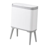 Maxbell 12L Trash Can with Lid Modern Nordic Waste Basket for Bedroom Kitchen