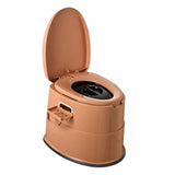 Maxbell Outdoor Potty Detachable Inner Bucket Camping Toilet for Trips Camping Khaki