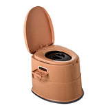 Maxbell Outdoor Potty Detachable Inner Bucket Camping Toilet for Trips Camping Khaki