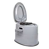Maxbell Outdoor Potty Detachable Inner Bucket Camping Toilet for Trips Camping Gray