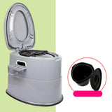 Maxbell Outdoor Potty Detachable Inner Bucket Camping Toilet for Trips Camping Gray